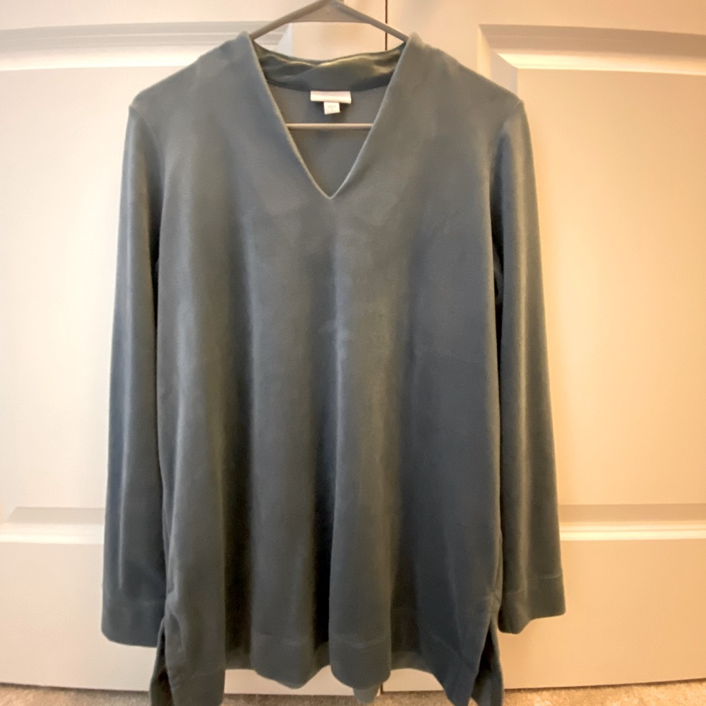 J. Jill Velour Tunic Top